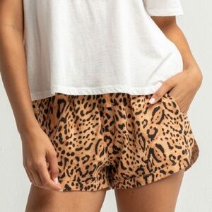 Billabong Leopard Road Trippin Elastic Waist Short